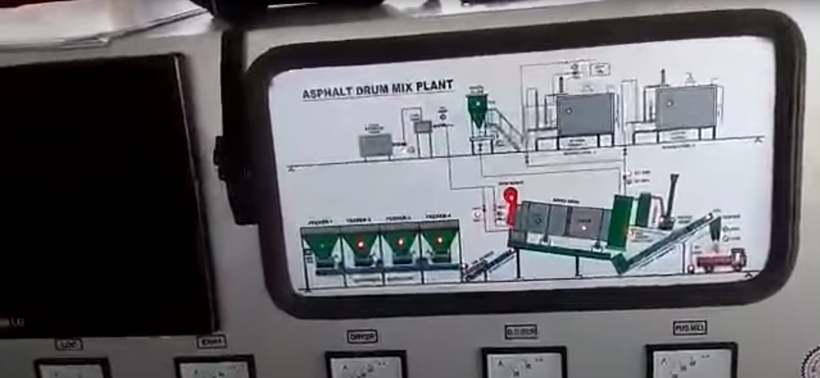 ASPHALT HOT MIX PLANT CONTROL PANEL