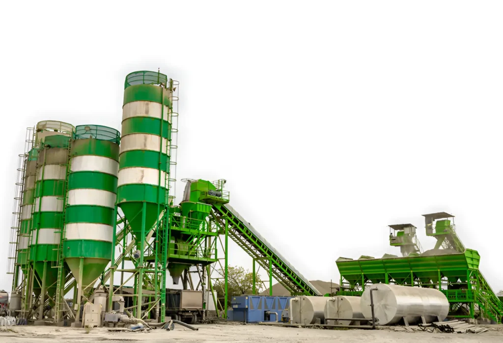 Concrete batch mix plant